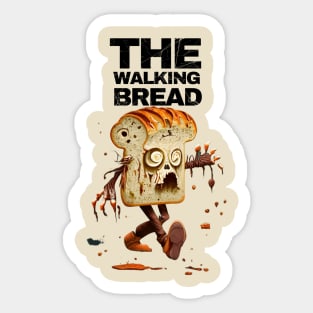 The Walking Bread Sticker